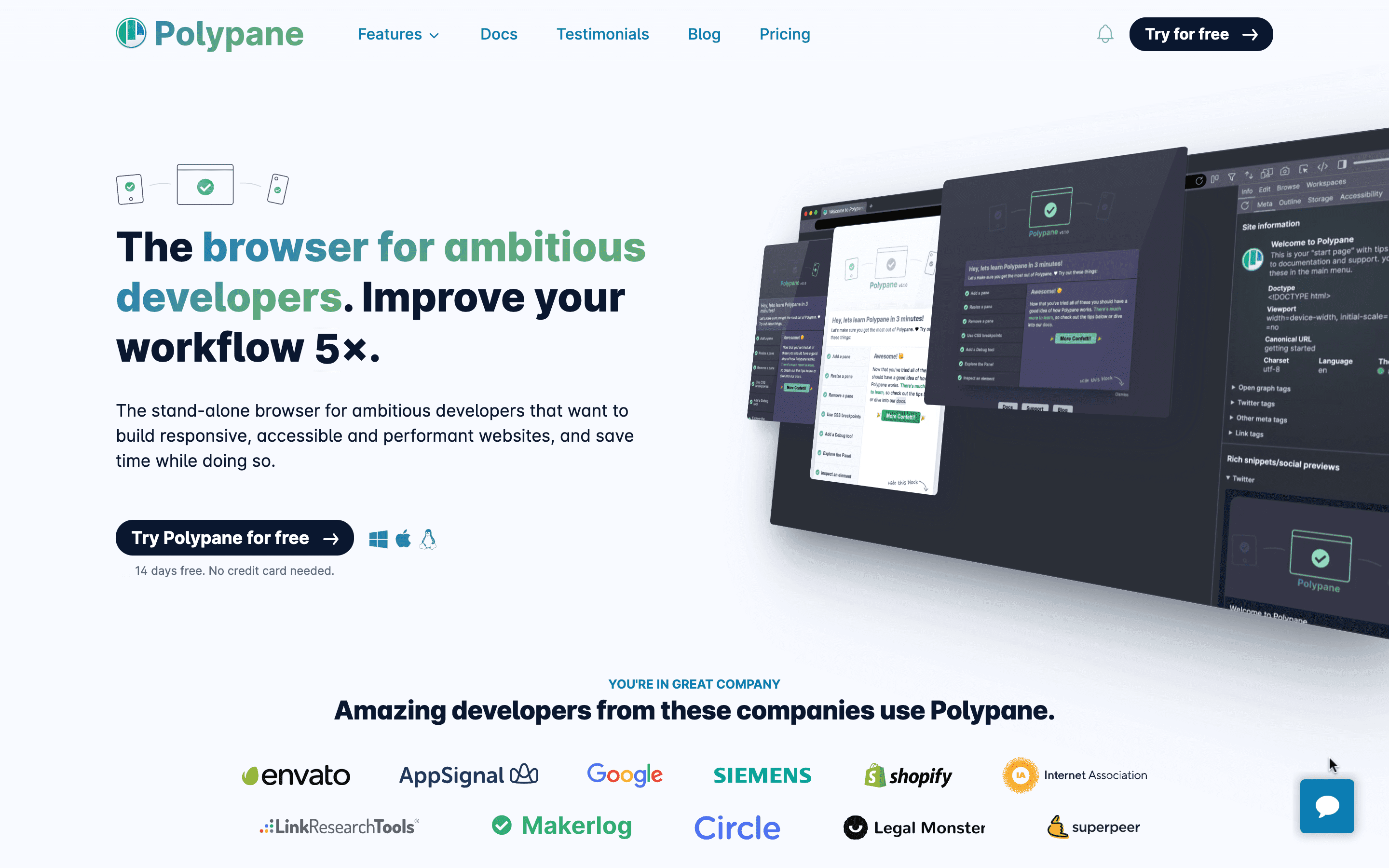 Polypane website